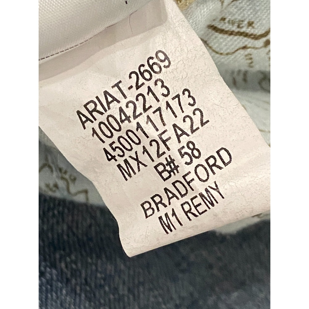 Ariat M1 Remy Vintage Straight Leg Jeans Mens 38x32 Bradford Wash Distressed - Picture 7 of 15